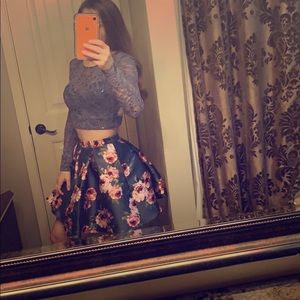 Homecoming dress, open back